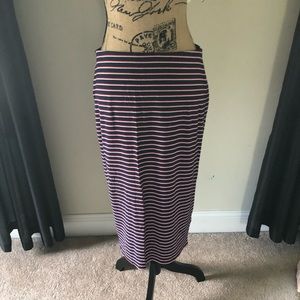 Old navy Maxi skirt Red white blue. Size L